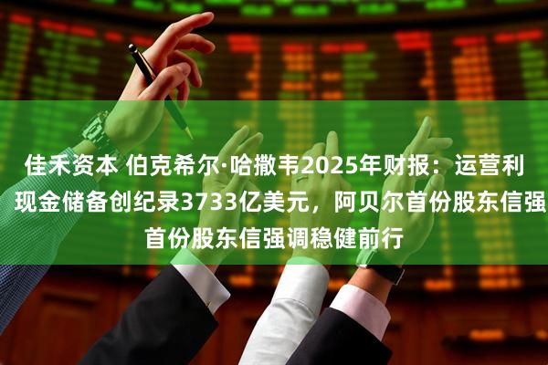 佳禾资本 伯克希尔·哈撒韦2025年财报：运营利润下滑6%，现金储备创纪录3733亿美元，阿贝尔首份股东信强调稳健前行